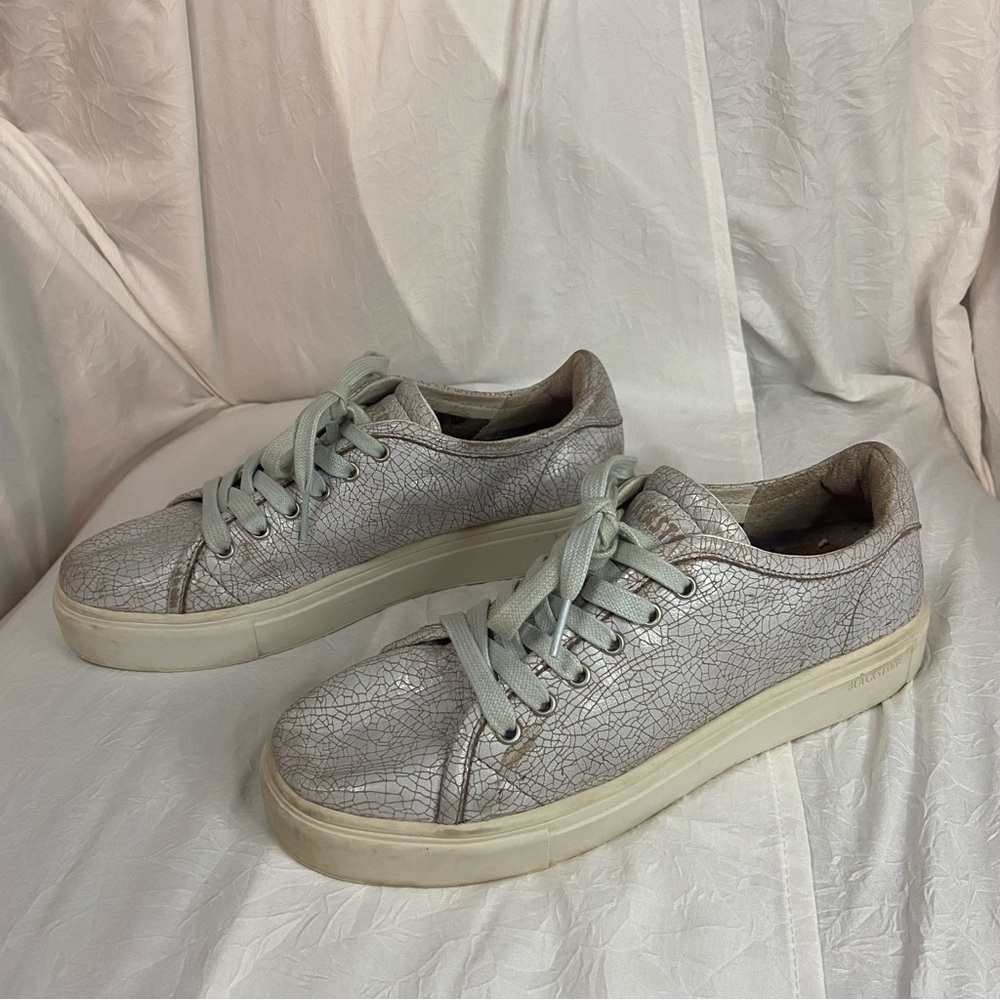 Blackstone Hazel White LL79 Low Top Platform Sneakers